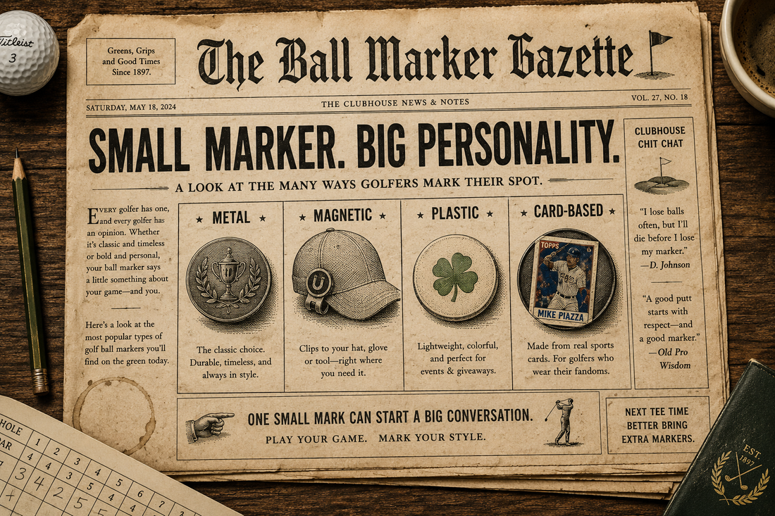 Metal vs Magnetic vs Card: Golf Ball Marker Types