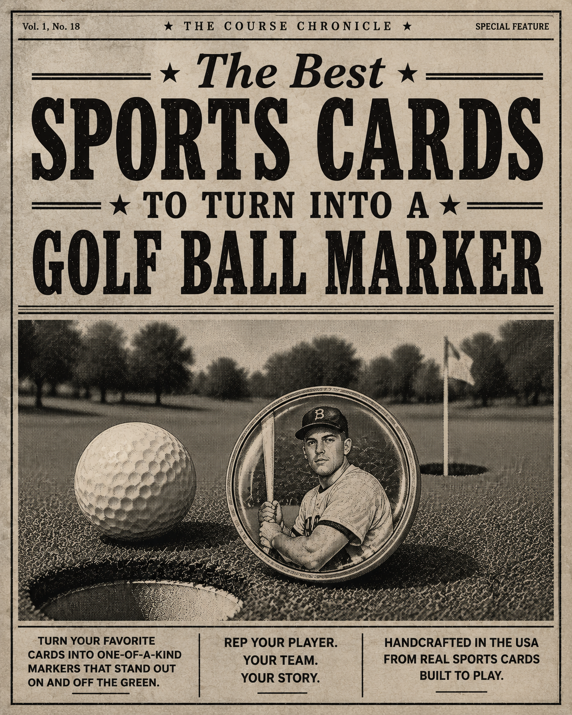 The Best Sports Cards to Turn Into a Golf Ball Marker