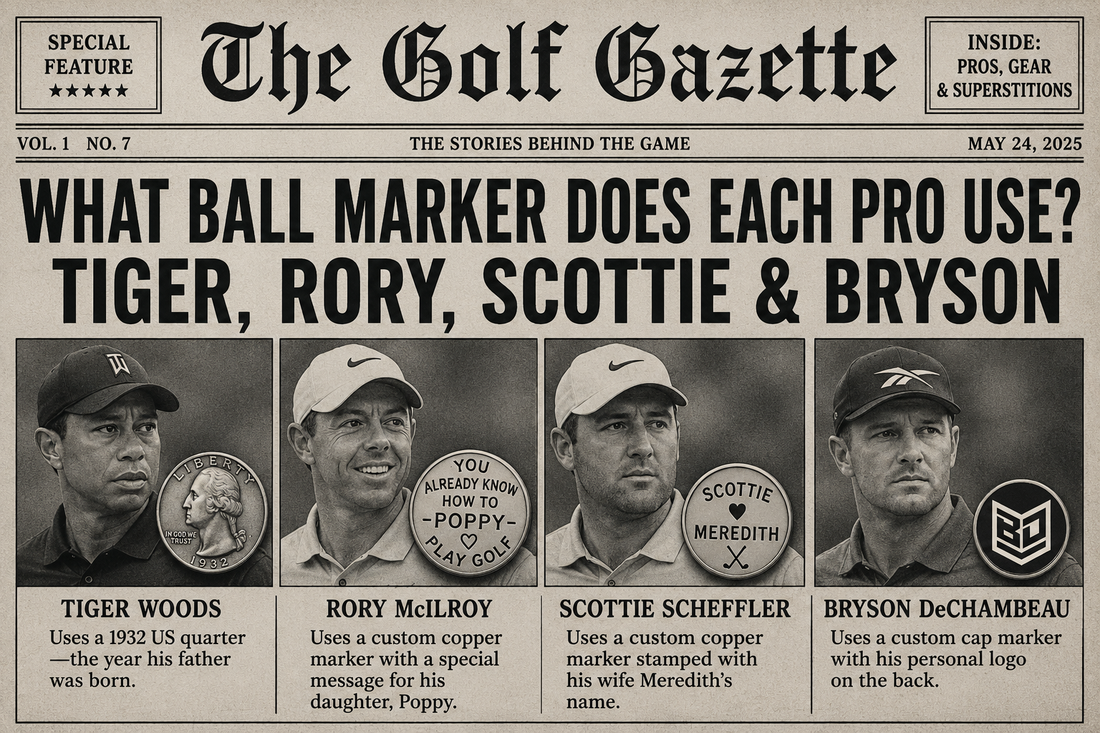 What Ball Marker Does Each Pro Use? Tiger, Rory, Scottie & Bryson