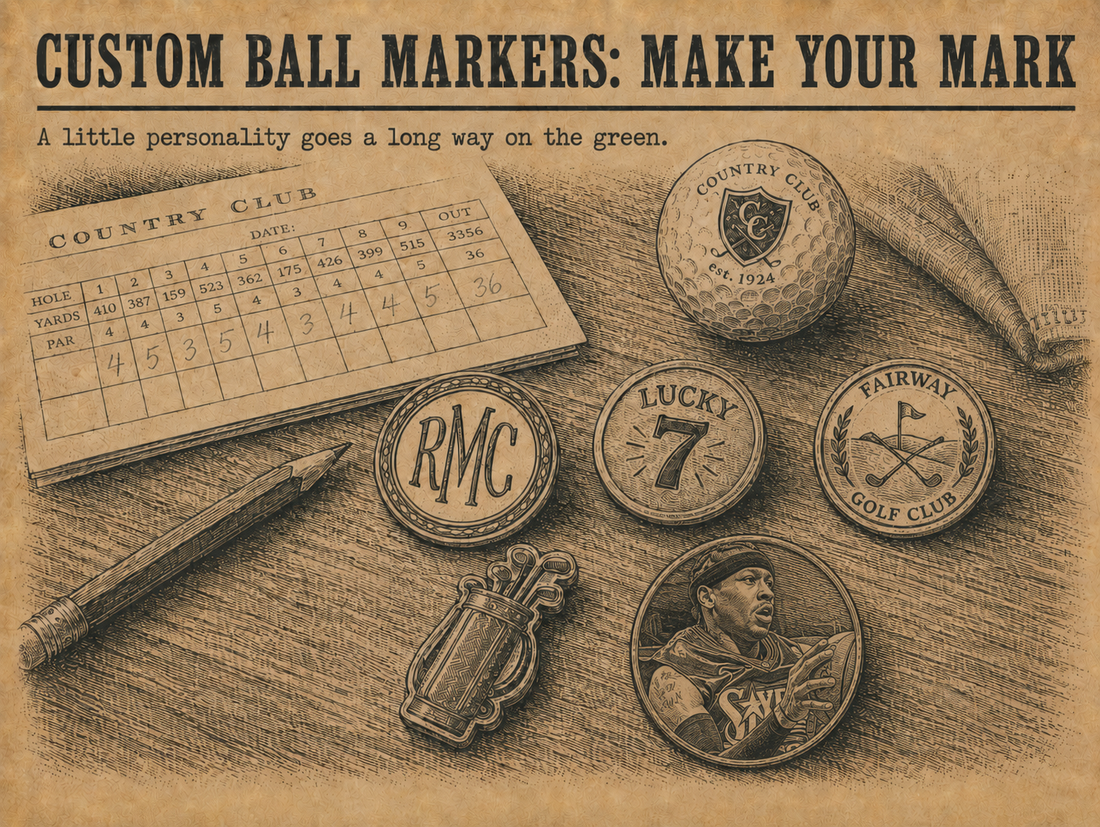 Custom & Personalized Golf Ball Markers
