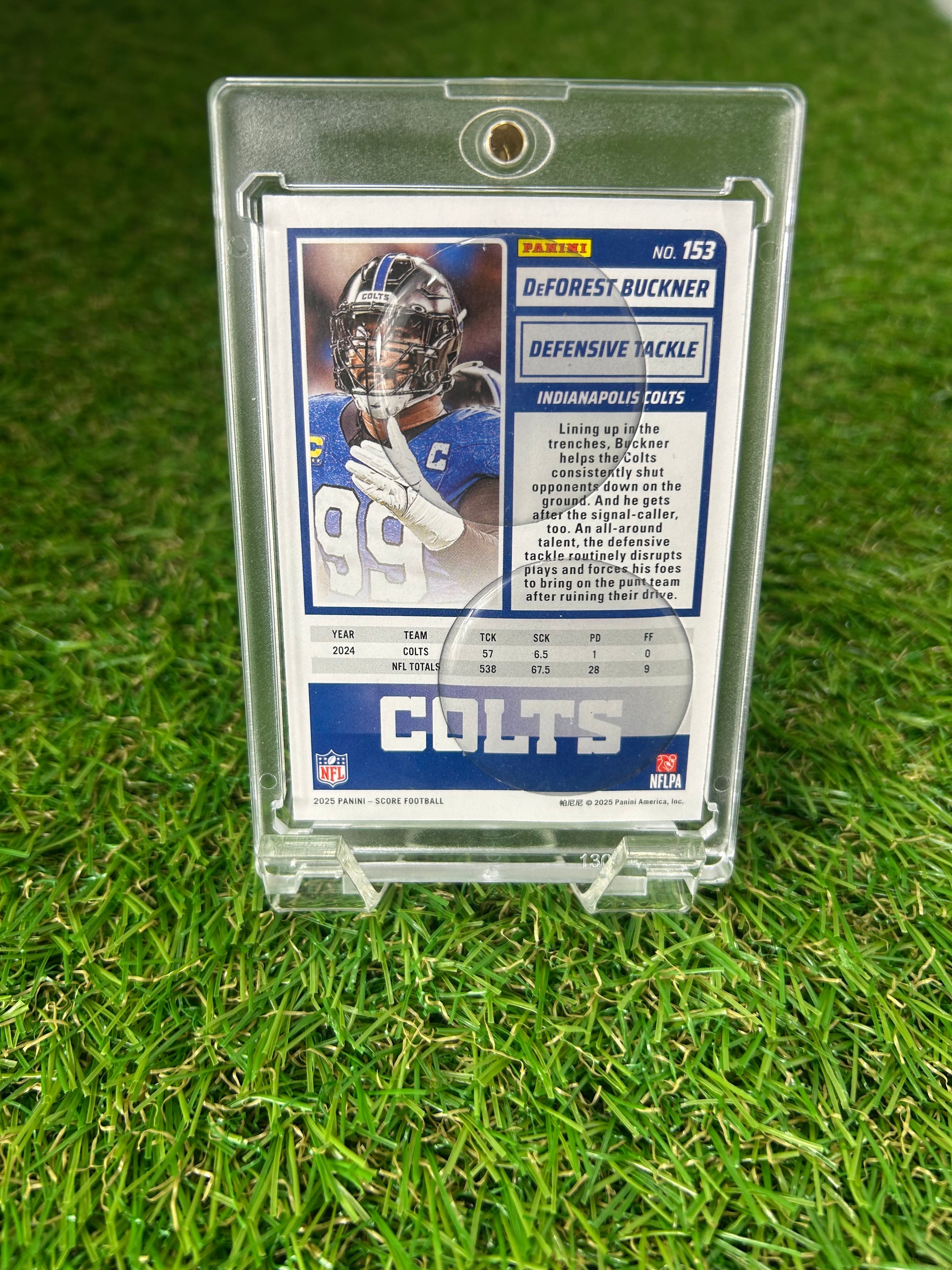 DeForest Buckner 2025 Panini Score