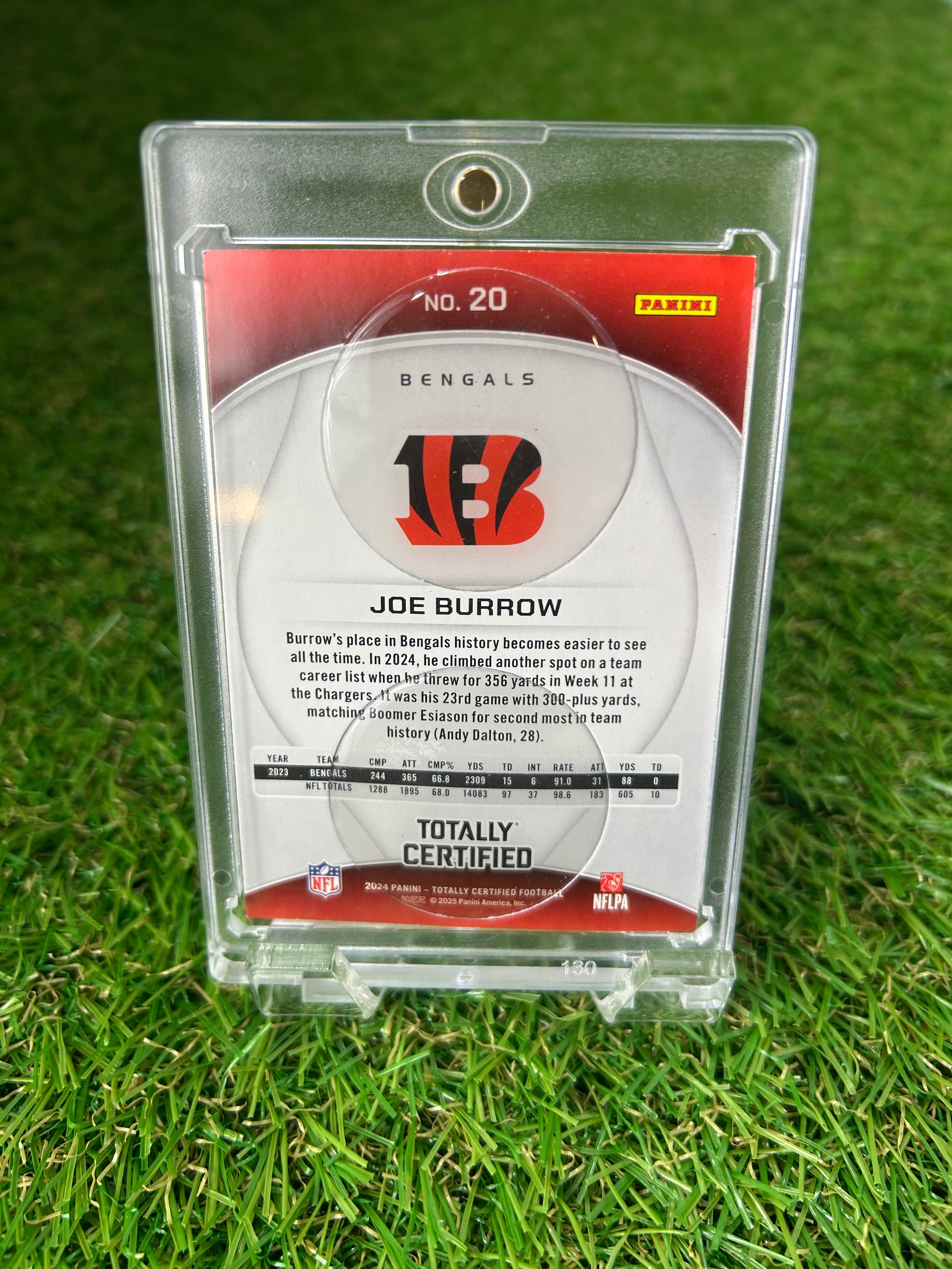 Joe Burrow 2024 Panini Totally Certified