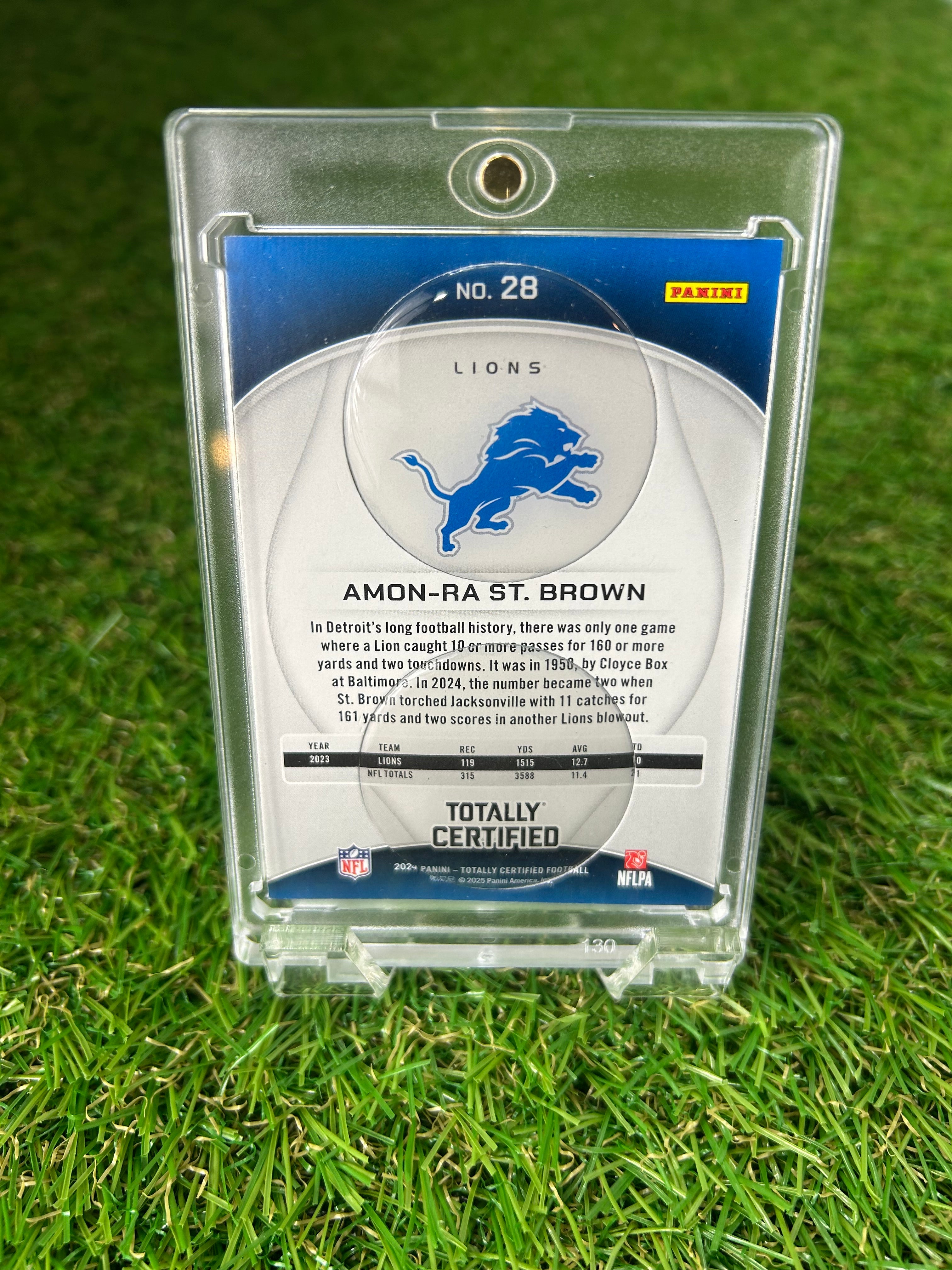 Amon-Ra St. Brown 2024 Panini Totally Certified