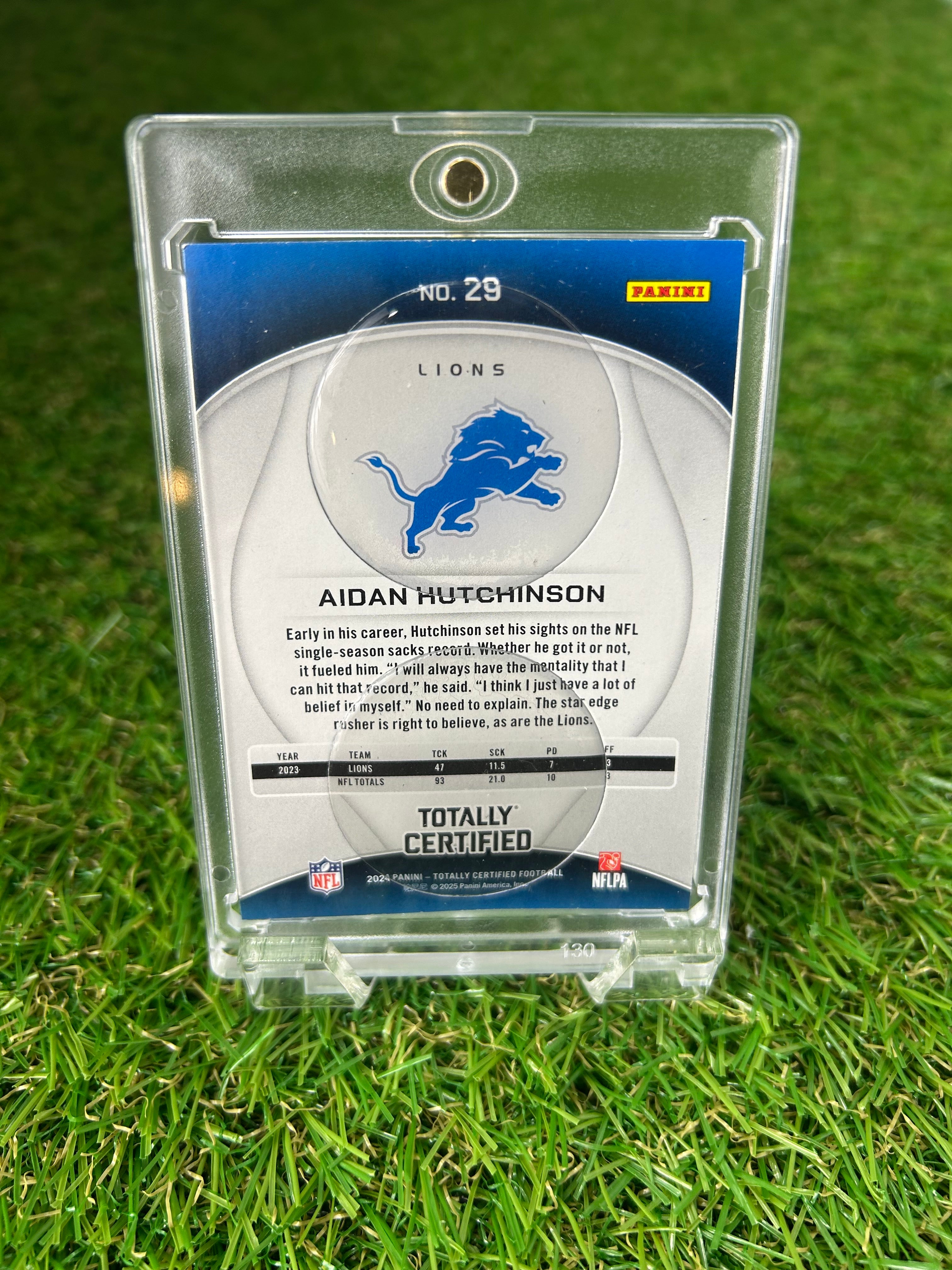 Aidan Hutchinson 2024 Panini Totally Certified