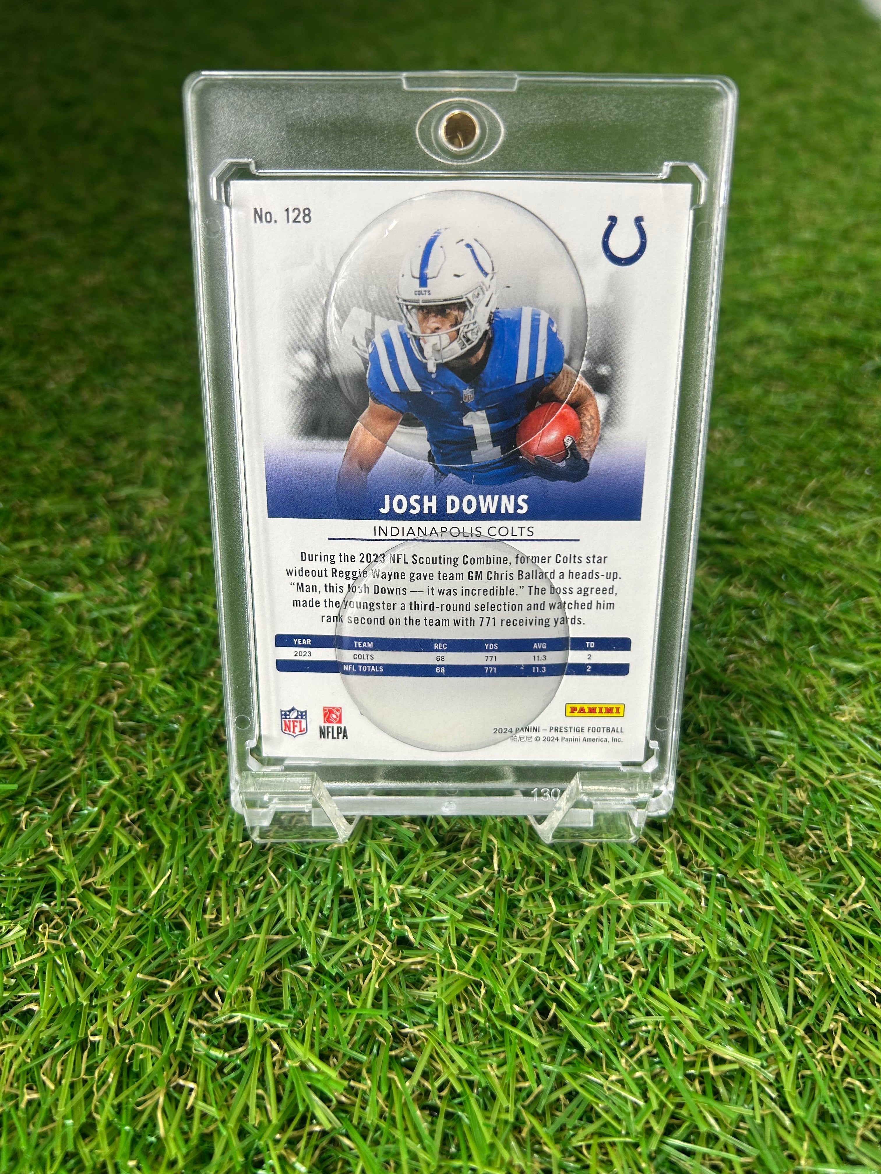 Josh Downs 2024 Panini Prestige