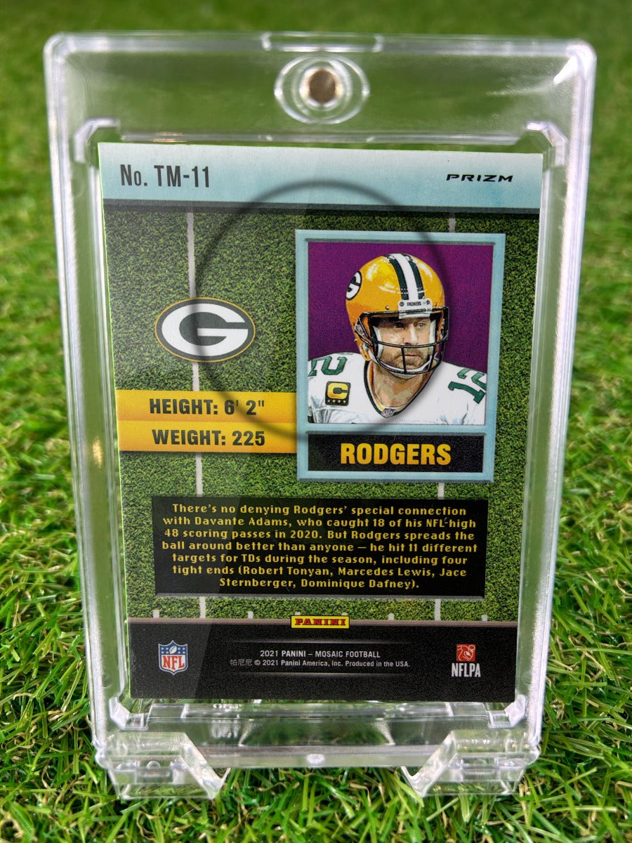 AARON RODGERS 2021 Panini Mosaic Football