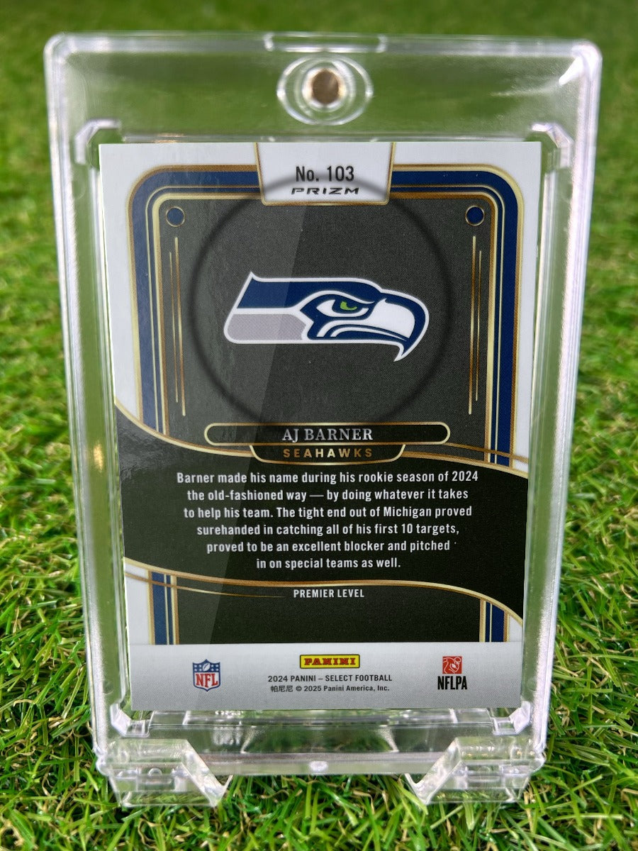 AJ BARNER 2024 Panini Select Football Prizm