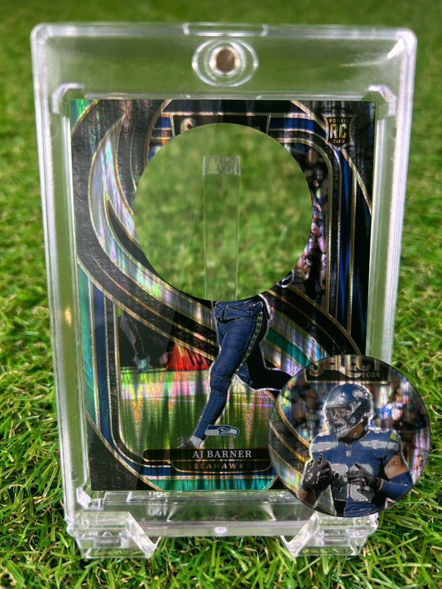 AJ BARNER 2024 Panini Select Football Prizm