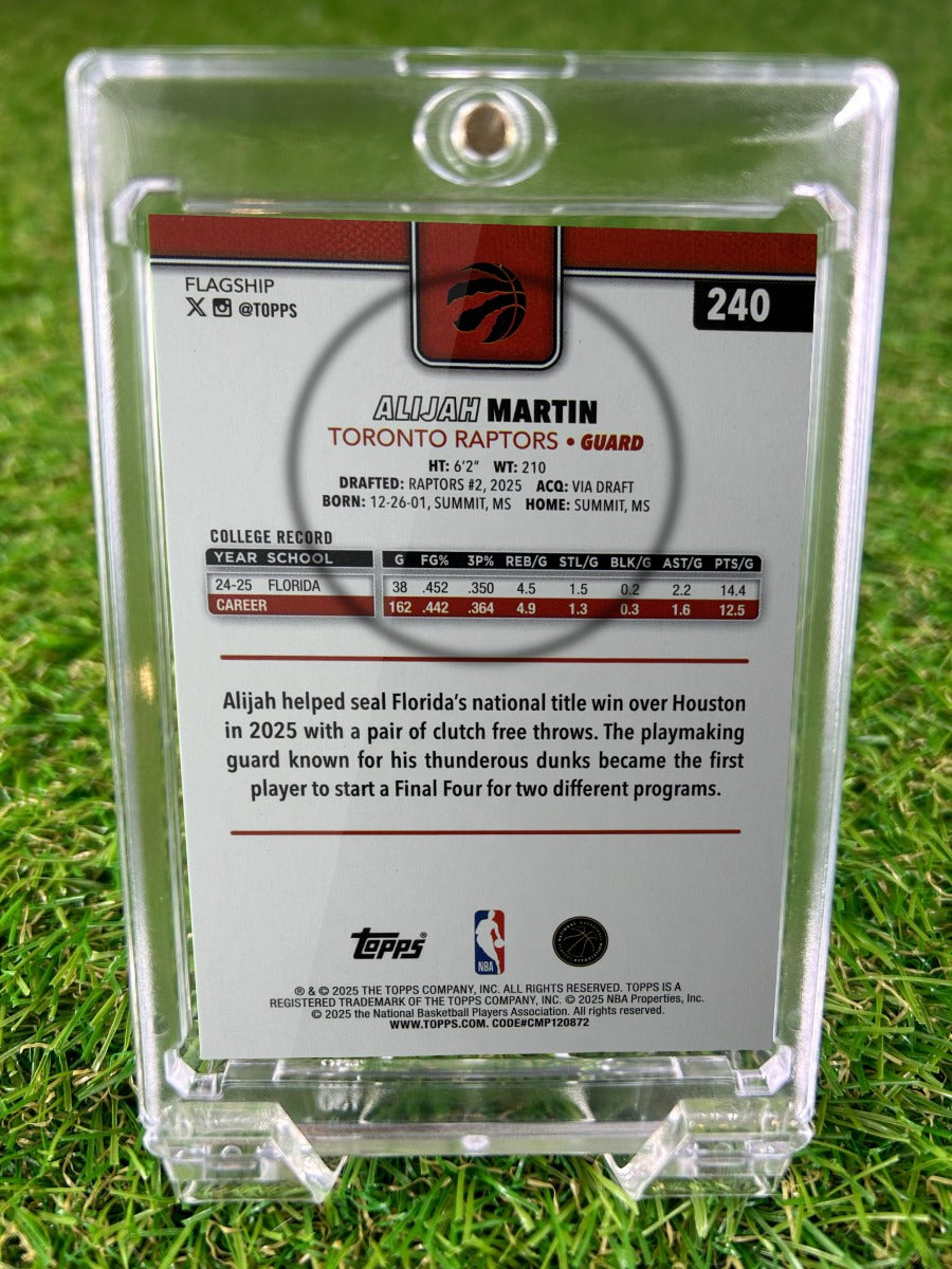 ALIJAH MARTIN 2025 Topps Flagship