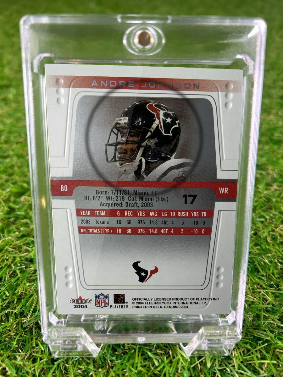ANDRE JOHNSON 2004 Fleer Genuine