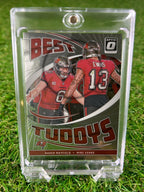 BAKER MAYFIELD / MIKE EVANS 2024 Panini Donruss Optic Football Best Tuddys