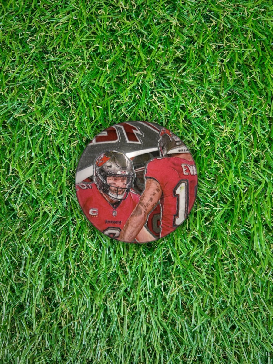 BAKER MAYFIELD / MIKE EVANS 2024 Panini Donruss Optic Football Best Tuddys