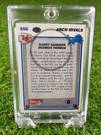 BARRY SANDERS / DERRICK THOMAS 1991 Upper Deck Arch Rivals