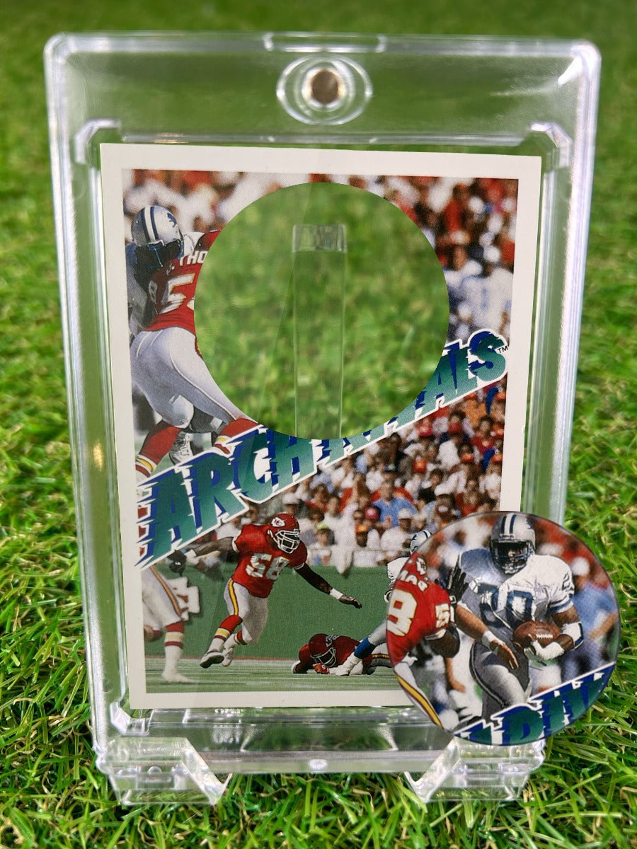 BARRY SANDERS / DERRICK THOMAS 1991 Upper Deck Arch Rivals