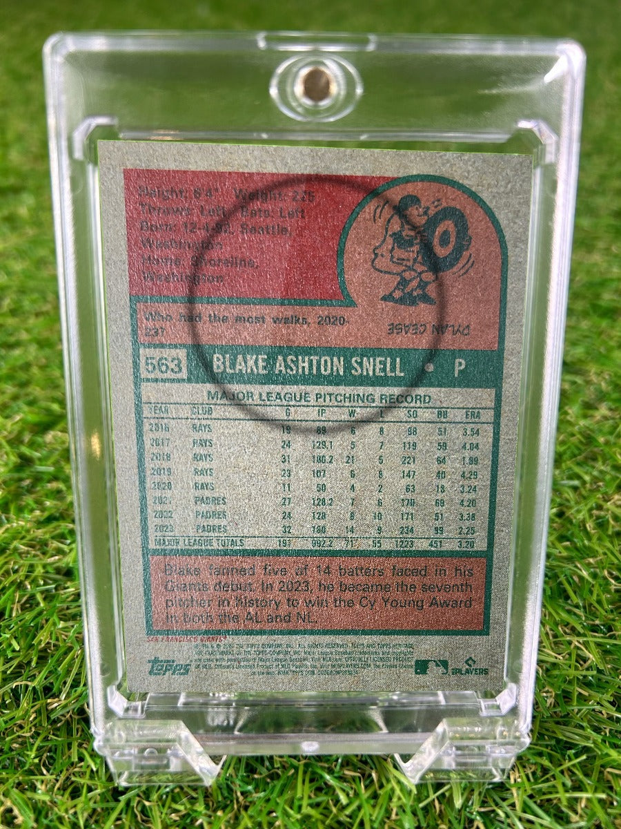 BLAKE ASHTON SNELL 2024 Topps Heritage