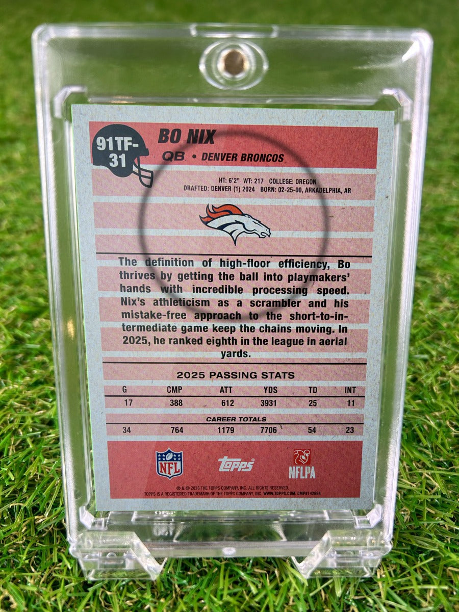 BO NIX 2026 Topps 91TF