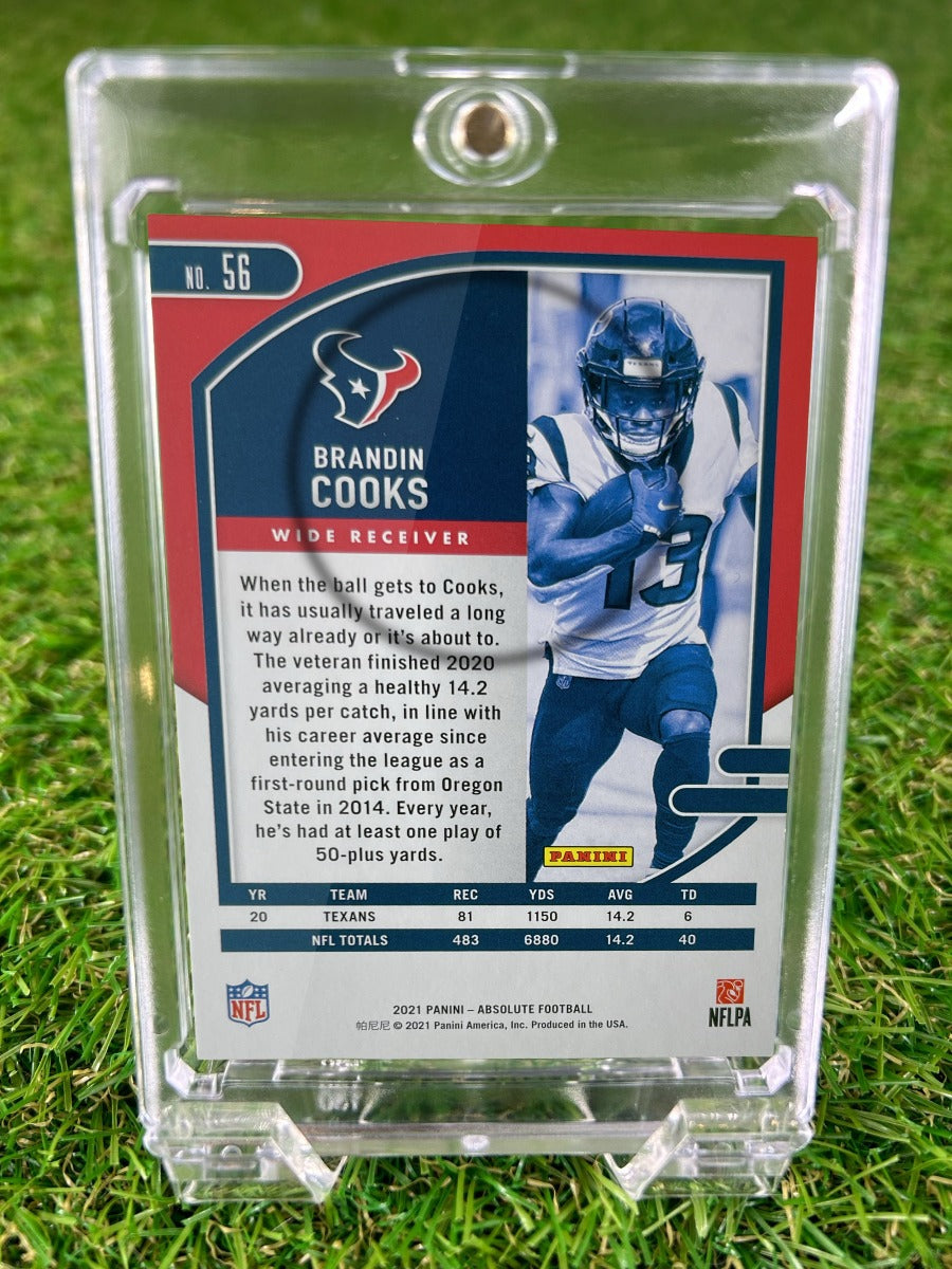 BRANDIN COOKS 2021 Panini Absolute Football