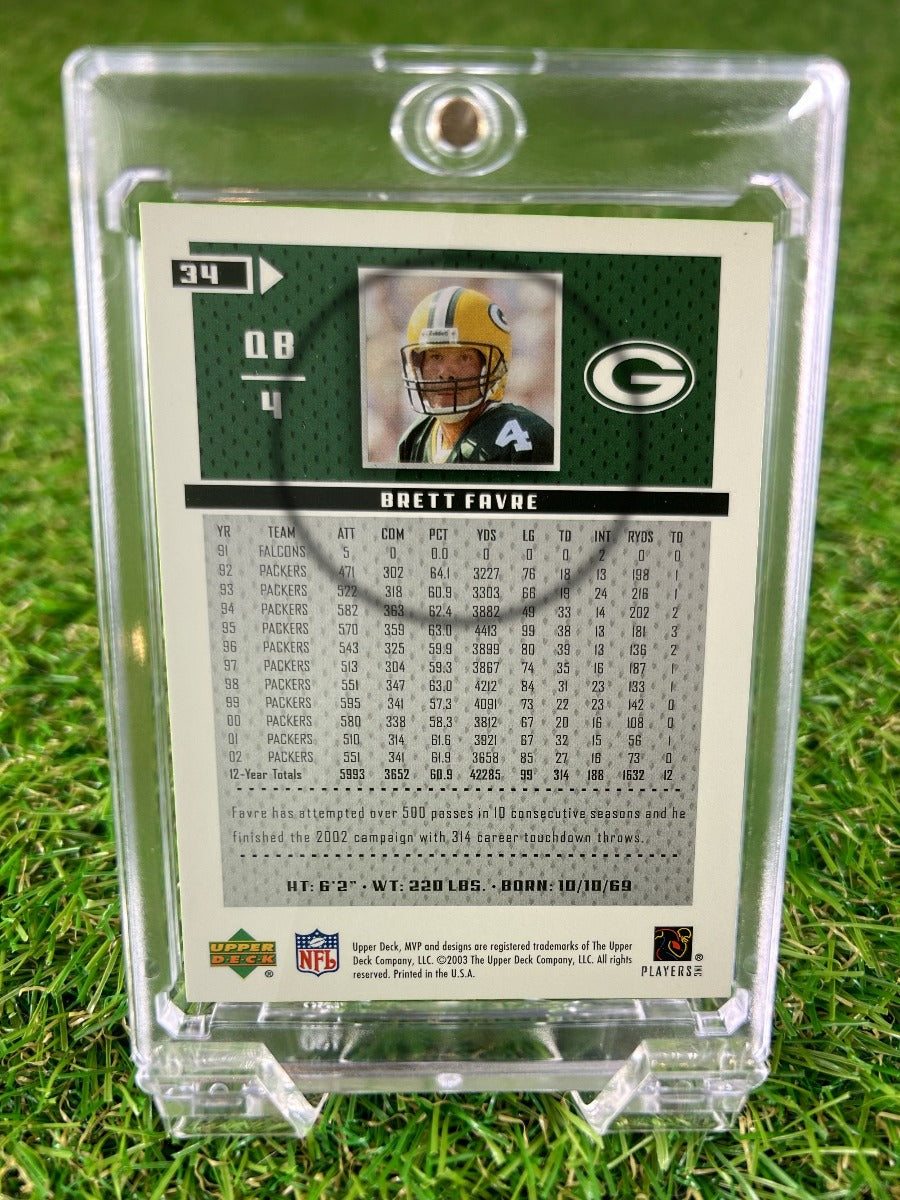 BRETT FAVRE 2003 Upper Deck MVP