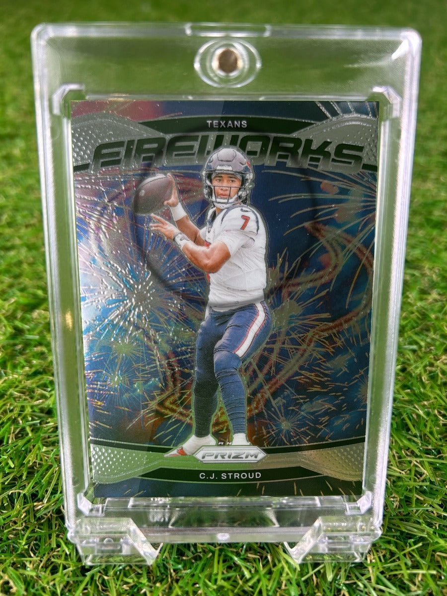 C.J. STROUD 2024 Panini Prizm Fireworks