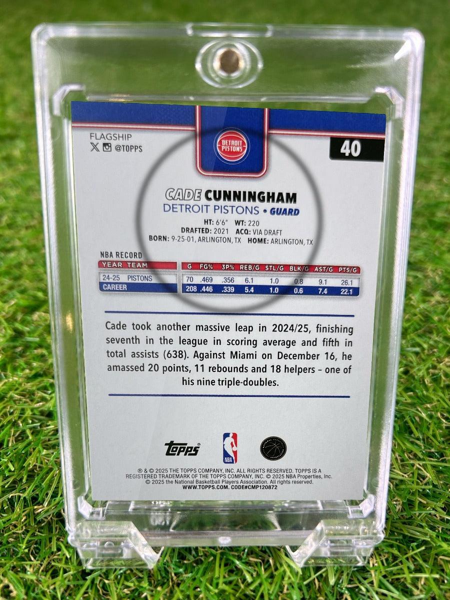 CADE CUNNINGHAM 2025 Topps Flagship