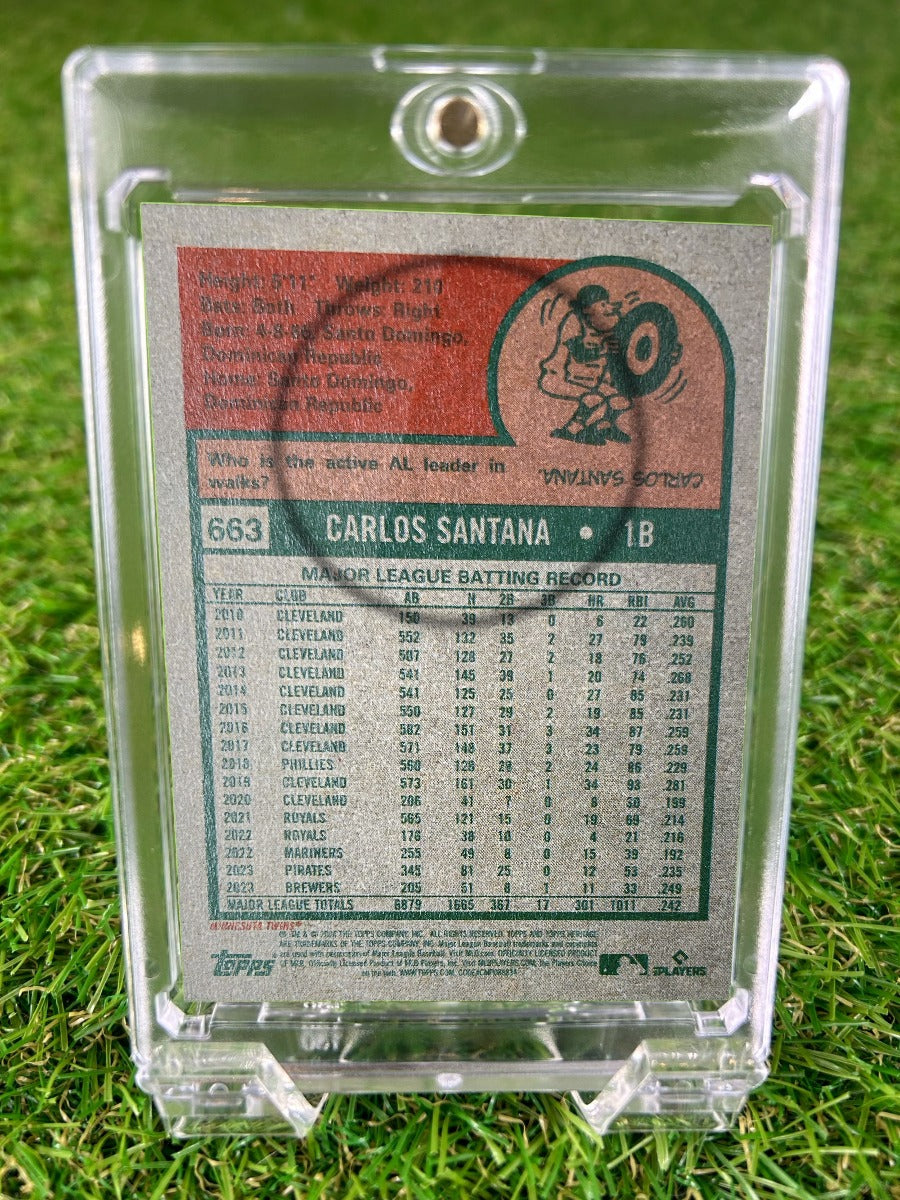 CARLOS SANTANA 2024 Topps Heritage
