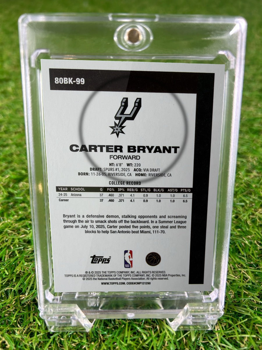 CARTER BRYANT 2025 Topps 80BK