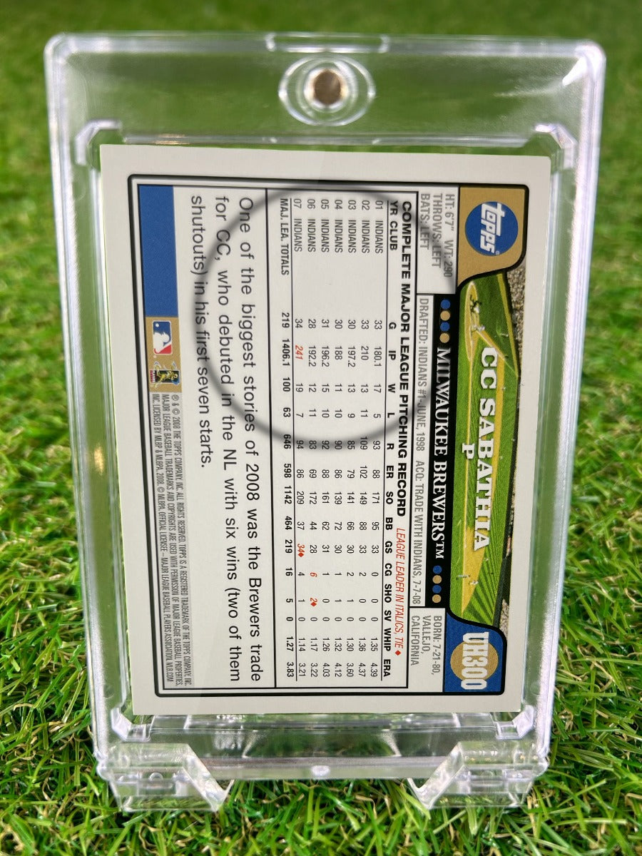 CC SABATHIA 2008 Topps