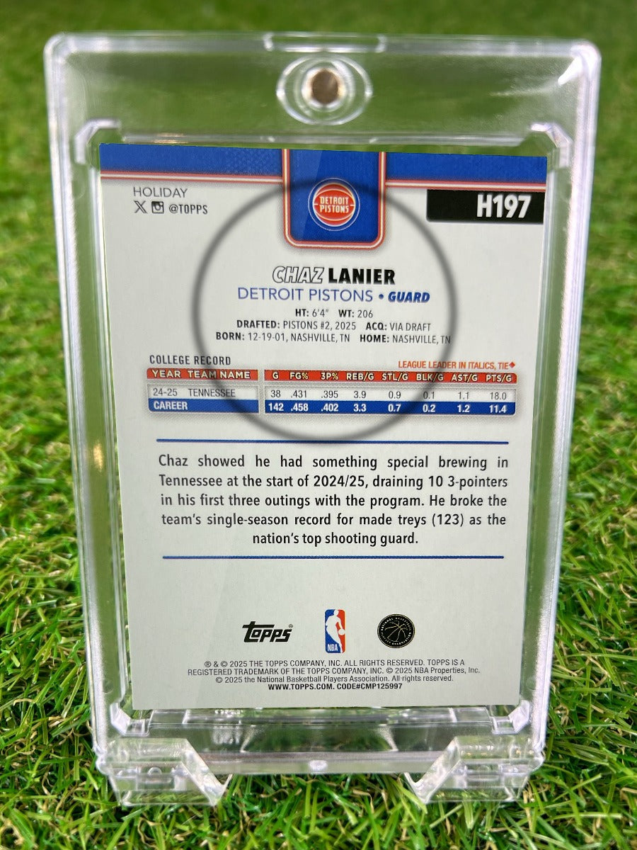CHAZ LANIER 2025 Topps Holiday