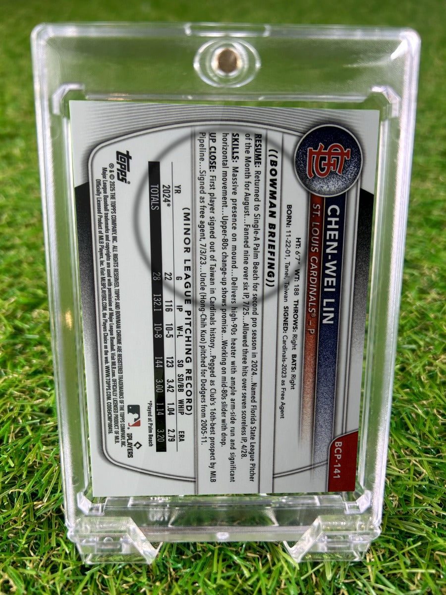CHEN-WEI LIN 2025 Bowman Chrome Prospects