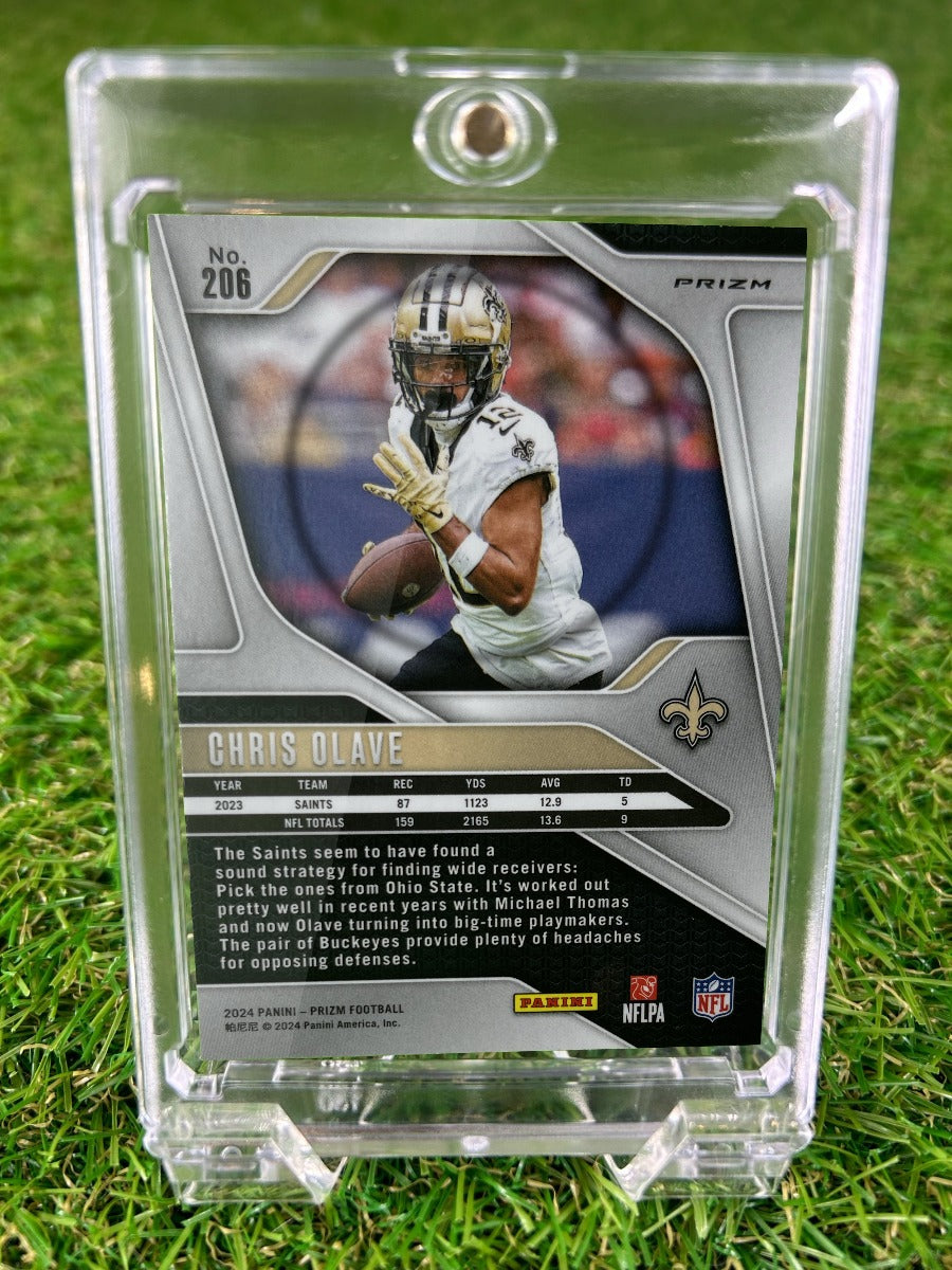 CHRIS OLAVE 2024 Panini Prizm Football Green