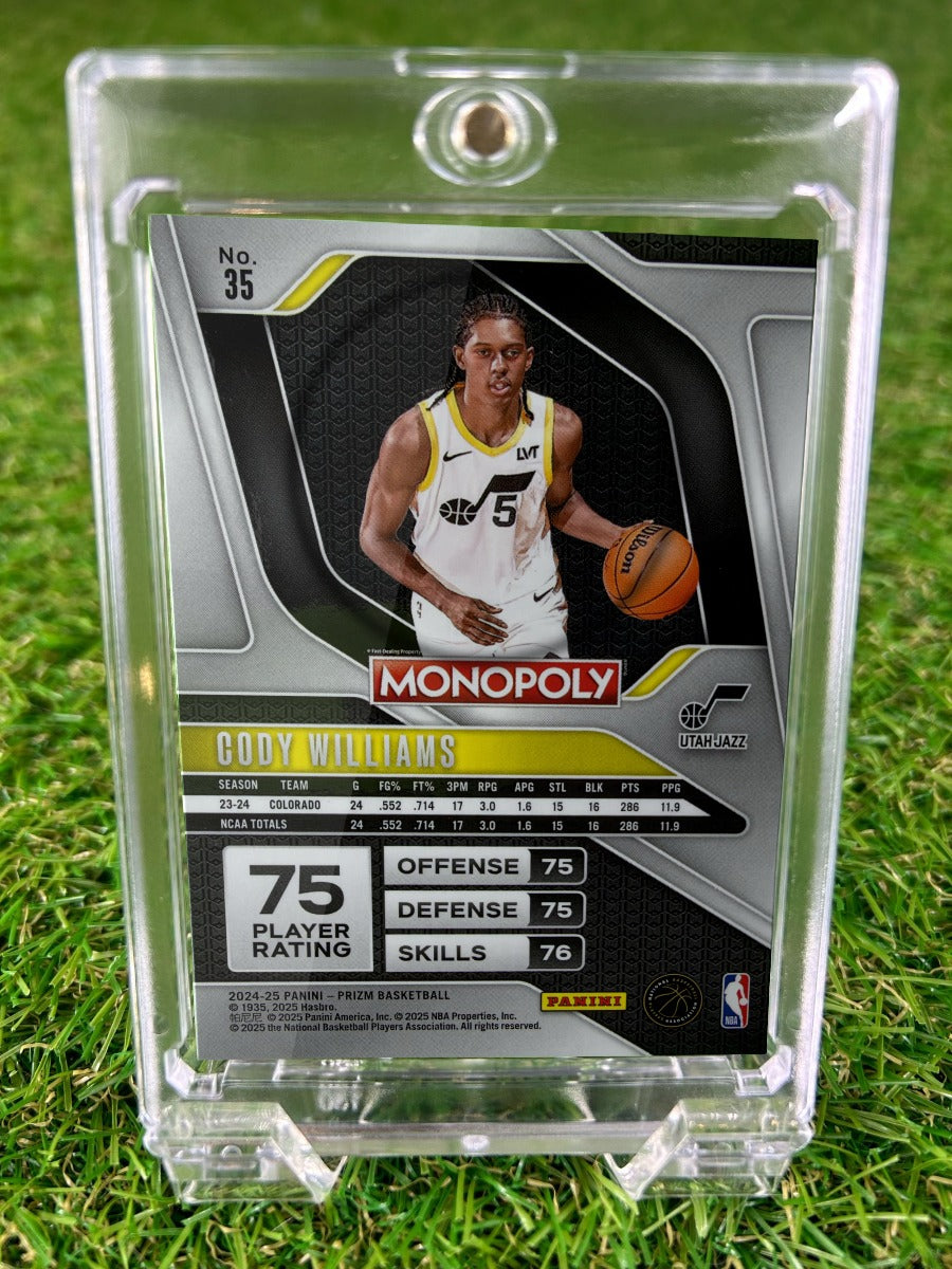CODY WILLIAMS 2024 Panini Prizm Basketball Monopoly
