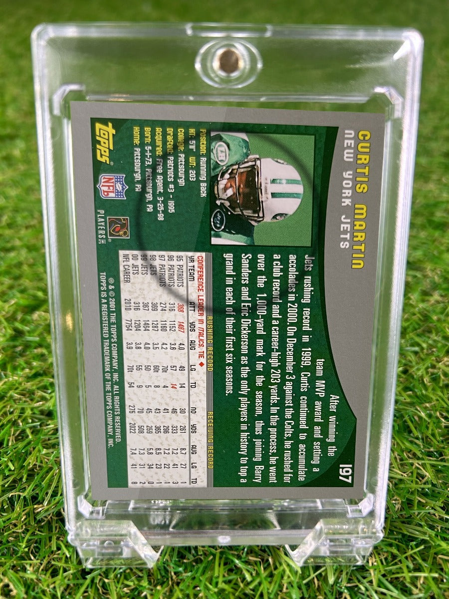 CURTIS MARTIN 2001 Topps