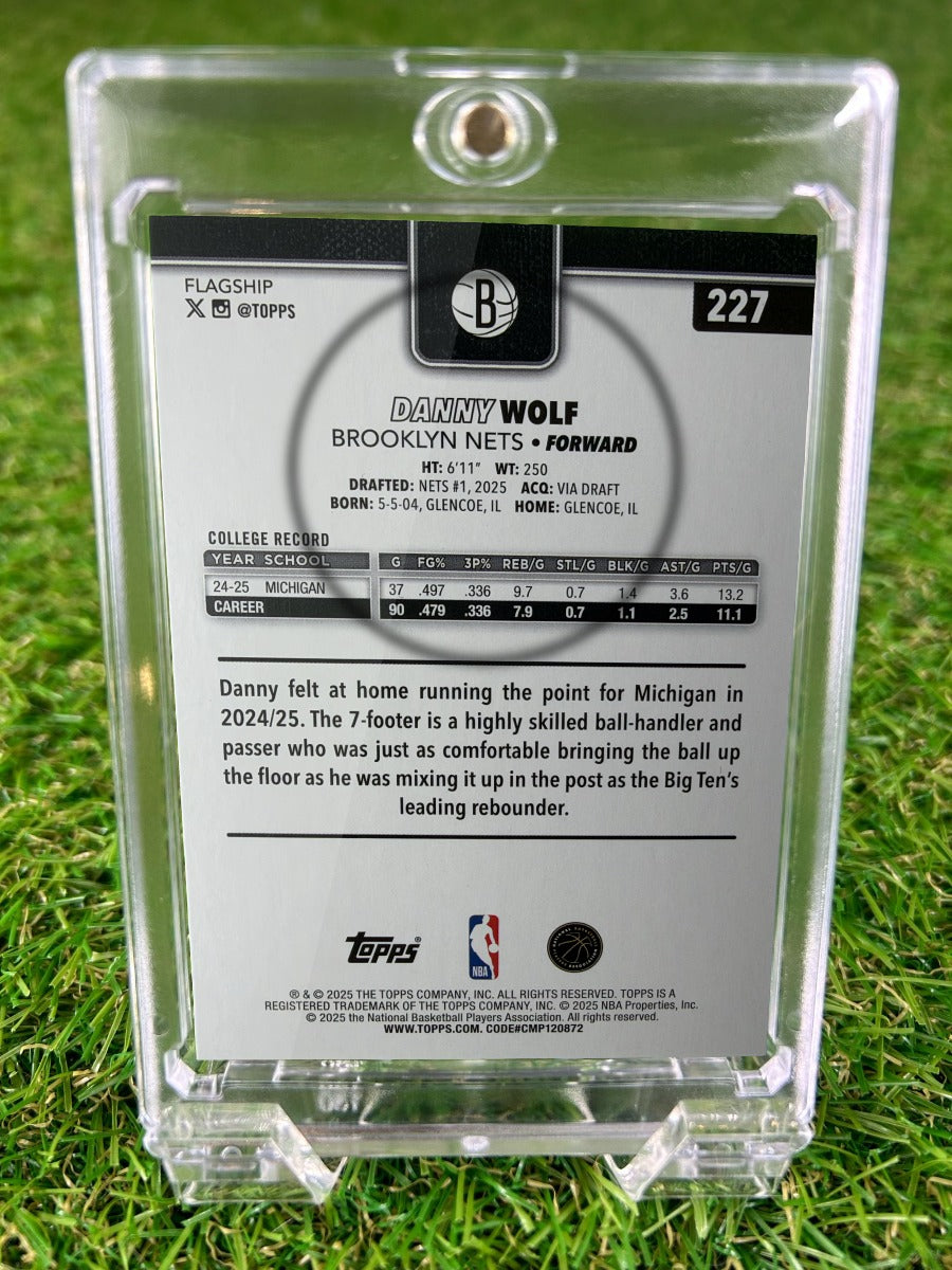DANNY WOLF 2025 Topps Flagship