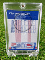 DAVE SCHMIDT 1987 Fleer Update