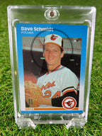 DAVE SCHMIDT 1987 Fleer Update