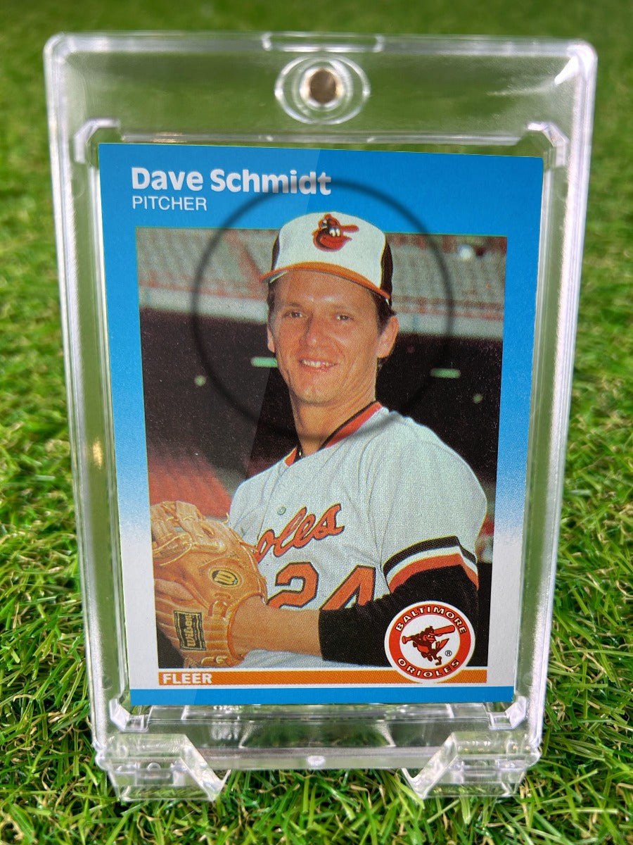 DAVE SCHMIDT 1987 Fleer Update