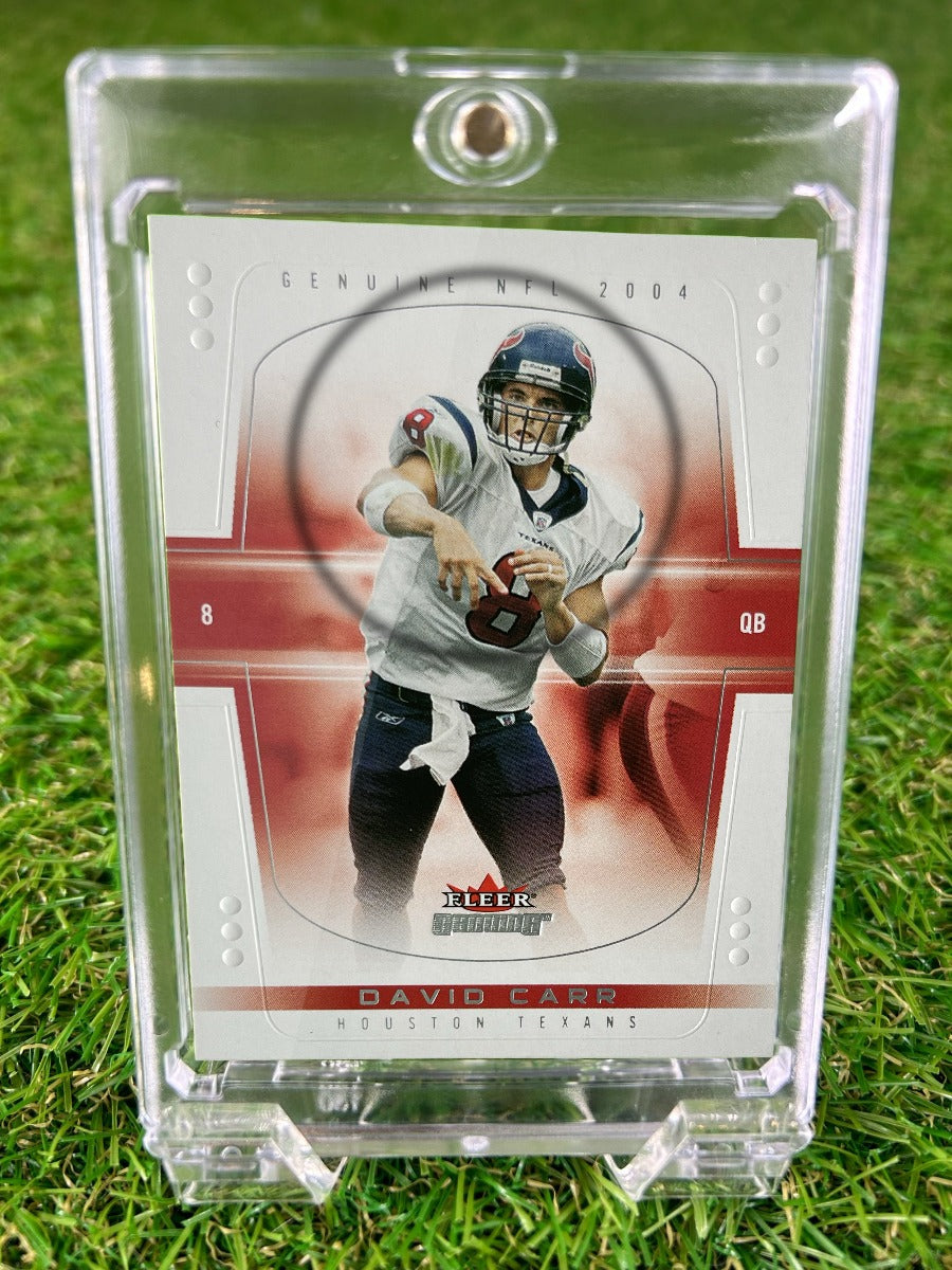 DAVID CARR 2004 Fleer Genuine