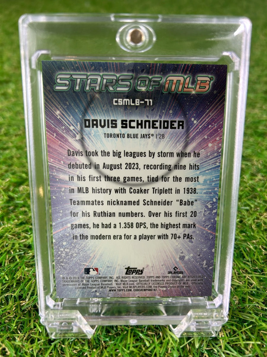 DAVIS SCHNEIDER 2024 Topps Chrome Stars of MLB