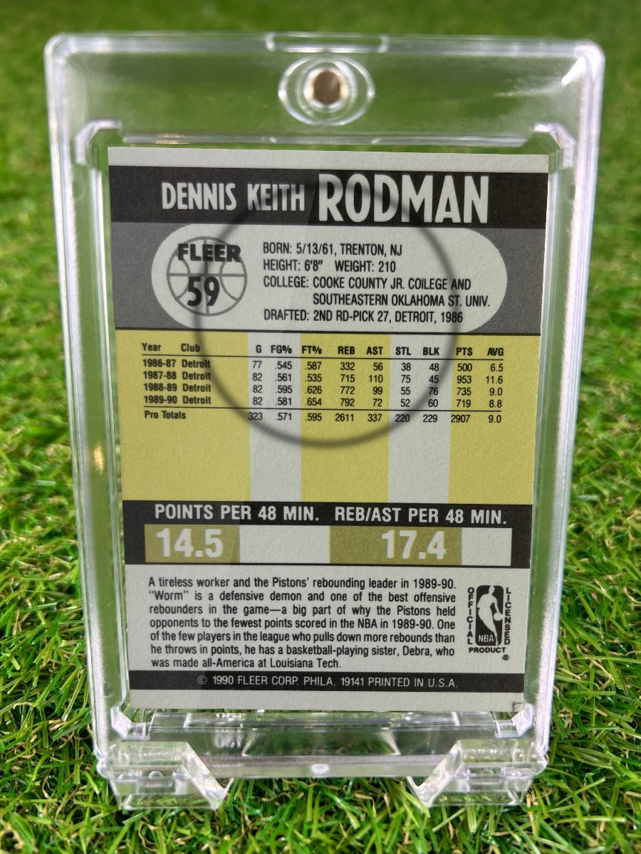 DENNIS KEITH RODMAN 1990 Fleer