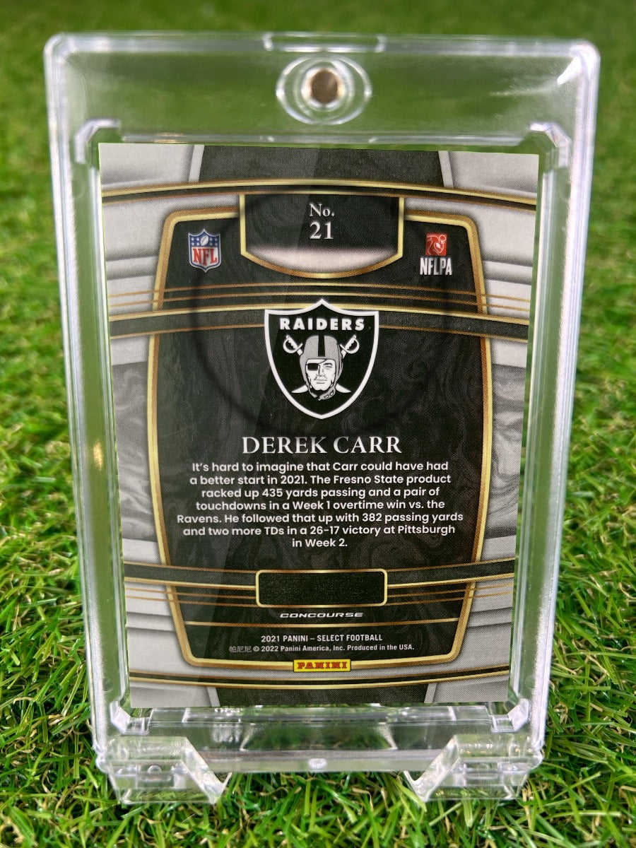DEREK CARR 2021 Select