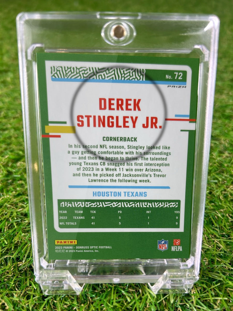 DEREK STINGLEY JR. 2023 Panini Donruss Optic Football