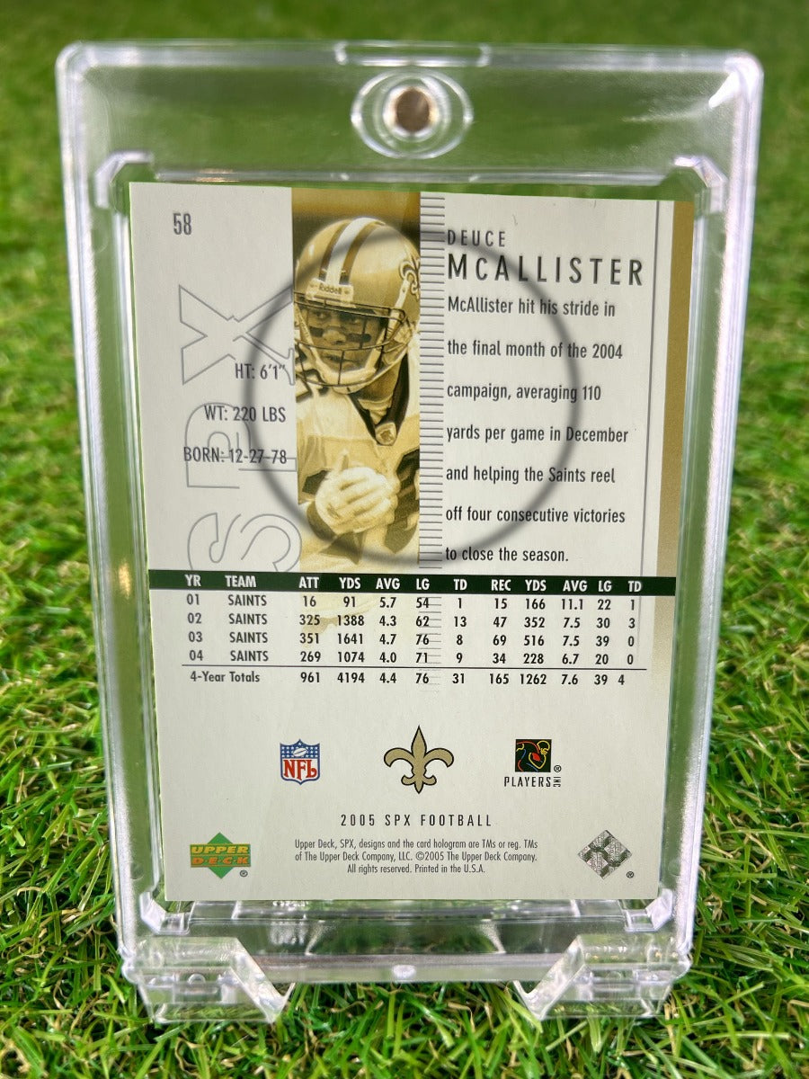 DEUCE MCALLISTER 2005 SPX Football
