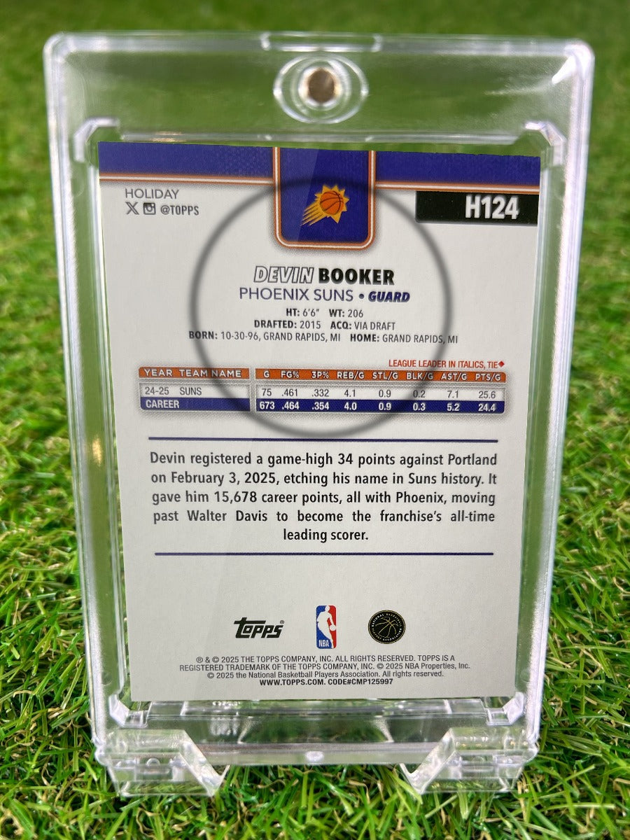 DEVIN BOOKER 2025 Topps Holiday