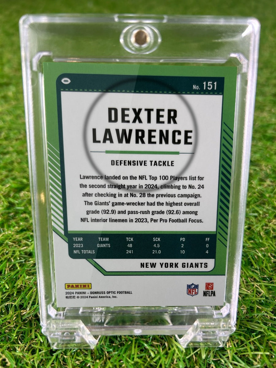 DEXTER LAWRENCE 2024 Donruss Optic Football