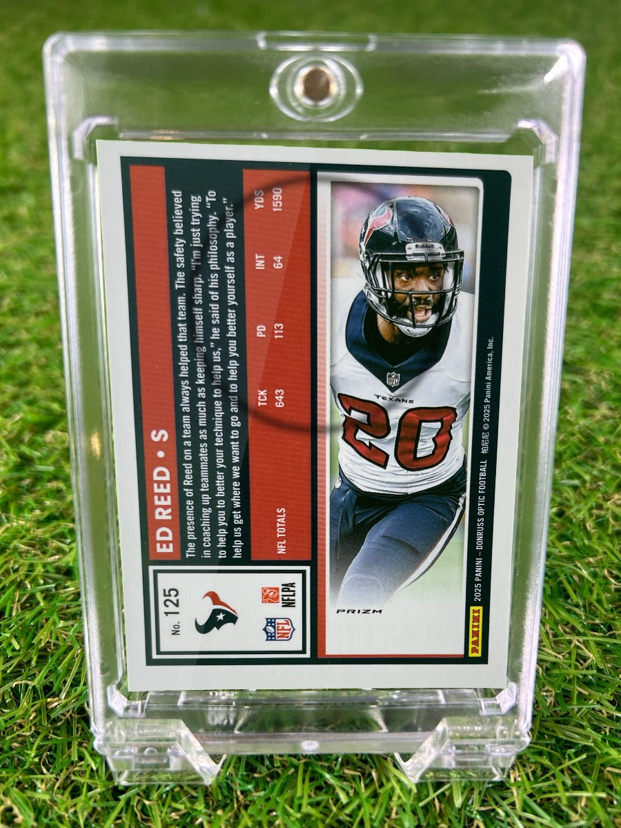 ED REED 2025 Donruss Optic Football
