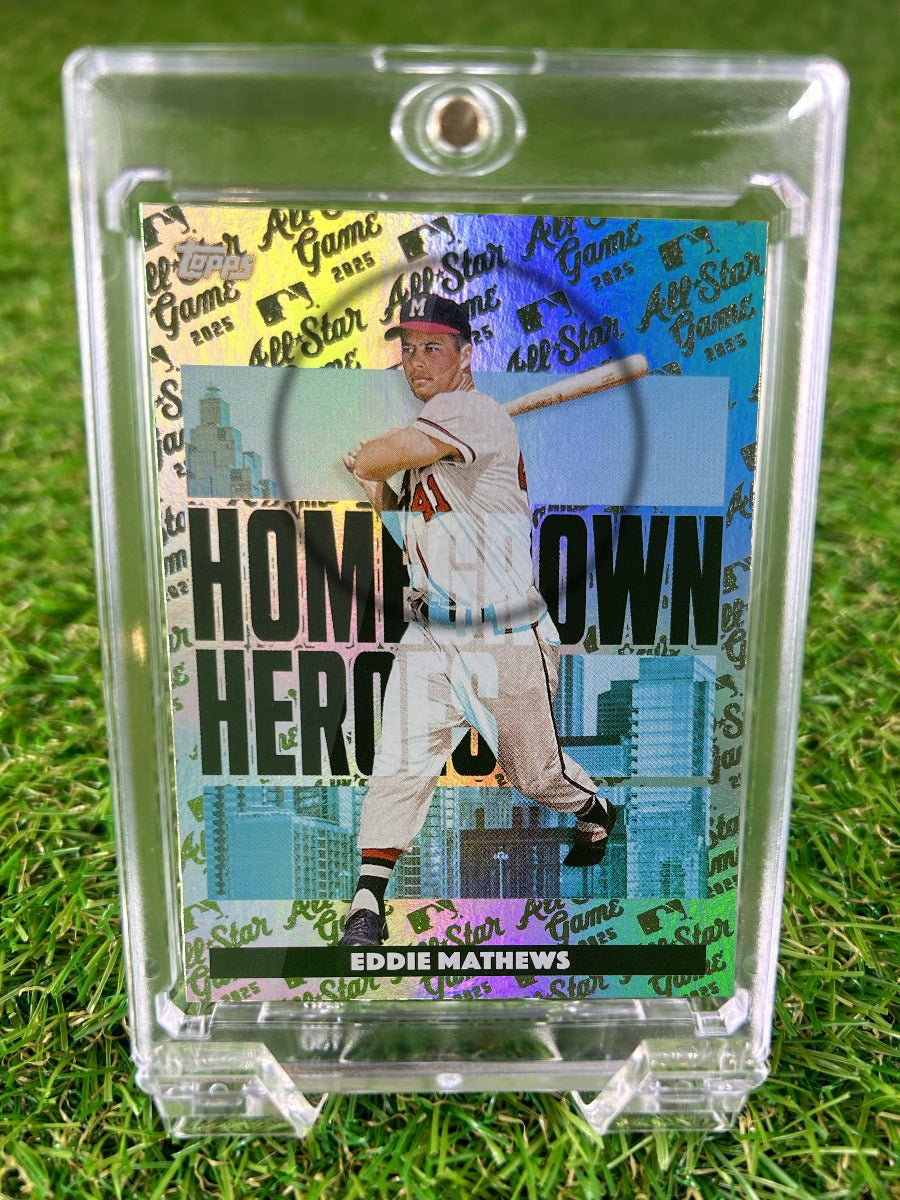 EDDIE MATHEWS 2025 Topps Hometown Heroes
