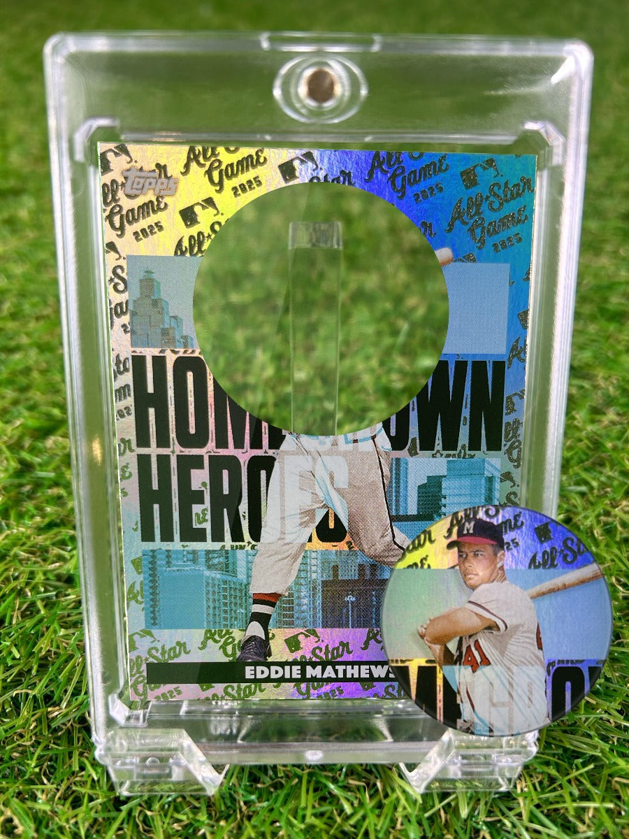 EDDIE MATHEWS 2025 Topps Hometown Heroes