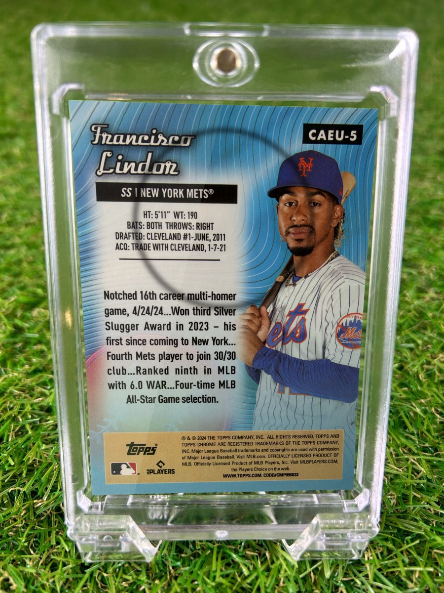 FRANCISCO LINDOR 2024 Topps Chrome Al-Etch