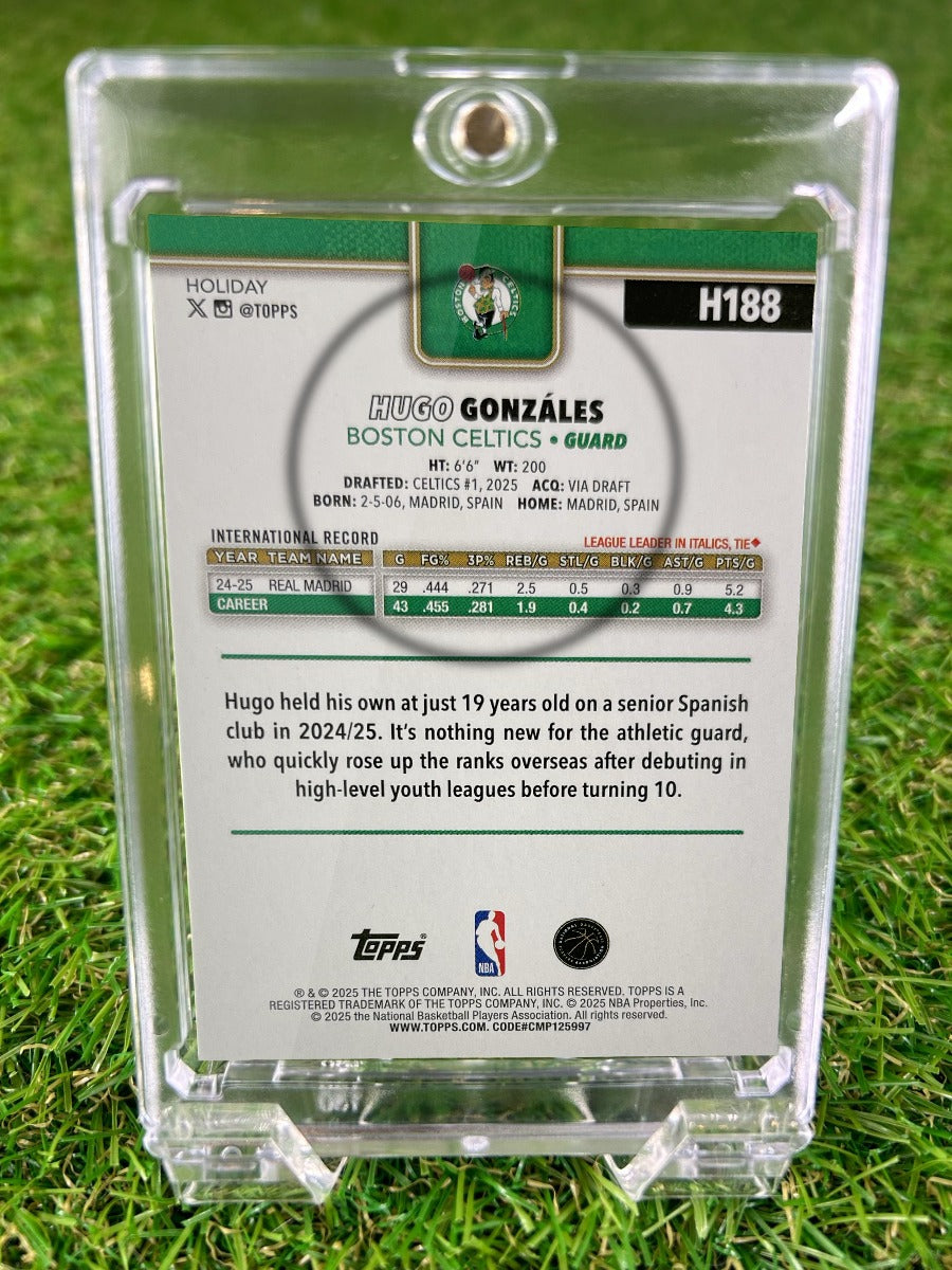 HUGO GONZÁLEZ 2025 Topps Holiday