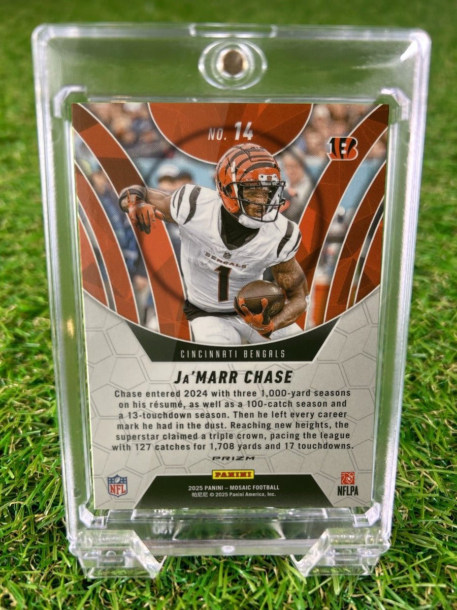 JA'MARR CHASE 2025 Panini Mosaic Football Elevate